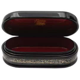 Шкатулка "Двенадцать месяцев" Подображная, Федоскино