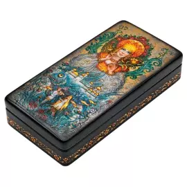 Шкатулка "Славянская богиня" Фролов, Федоскино