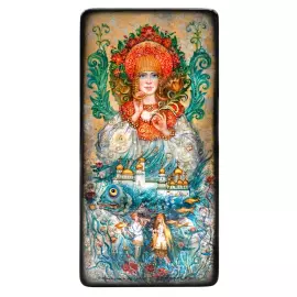 Шкатулка "Славянская богиня" Фролов, Федоскино