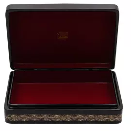 Шкатулка "Зимнее утро" Карпова, Федоскино