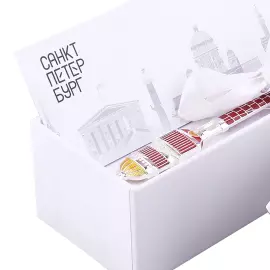 Silver tea spoon "St. Isaac's Cathedral"