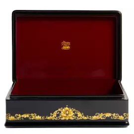 Шкатулка "Аленький цветочек" Бобровник, Федоскино