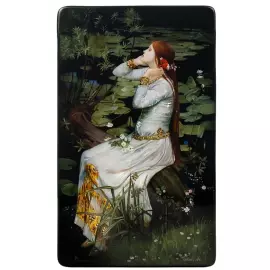 Шкатулка "Офелия" Павлова, Федоскино