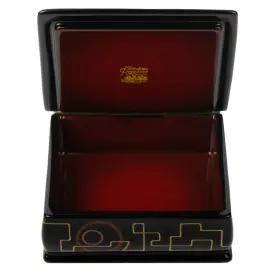 The box "A look into the future" by Krasnoslobodtsev, Fedoskino