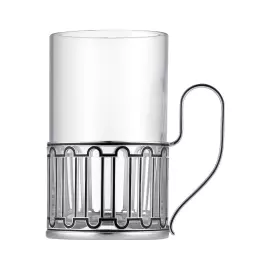 Подстаканник серебряный "Набережная Фонтанки" из коллекции "Мосты Петербурга"