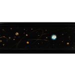 Шкатулка "На планете" Ларишев, Федоскино