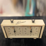 An autographed chess clock signed by chess player and politician Anatoly Karpov