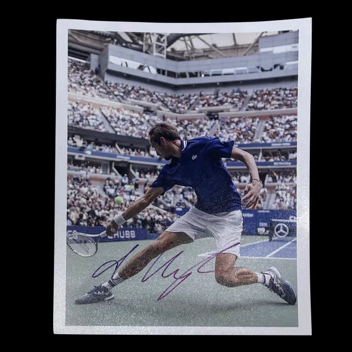 Autographed photo by Daniil Medvedev