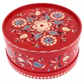 Set of 4 Christmas Tree toys in a red gift box