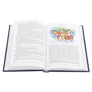 Подарочный набор "Новогодняя ночь" с книгой и 2-мя елочными игрушками из ваты
