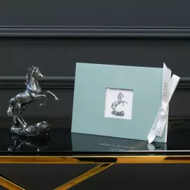 Silver sculpture "Horse" small