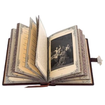 The leather-bound book "The Wisdom of a Leader"