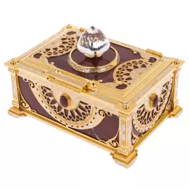 Шкатулка из яшмы "Золотой век" Златоуст