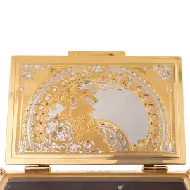 Шкатулка из яшмы "Золотой век" Златоуст