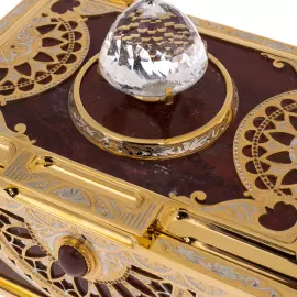 Шкатулка из яшмы "Золотой век" Златоуст