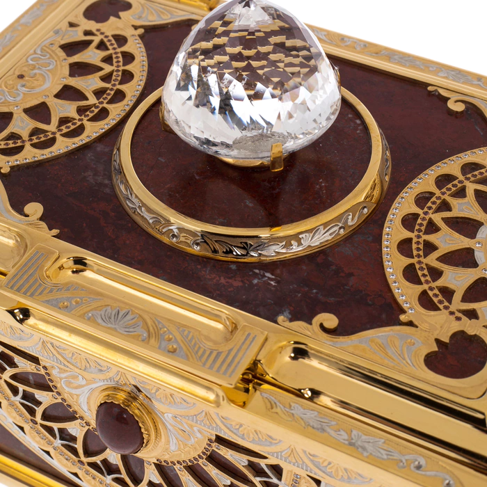 The Golden Age Jasper casket by Zlatoust