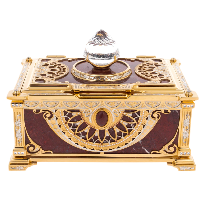 The Golden Age Jasper casket by Zlatoust