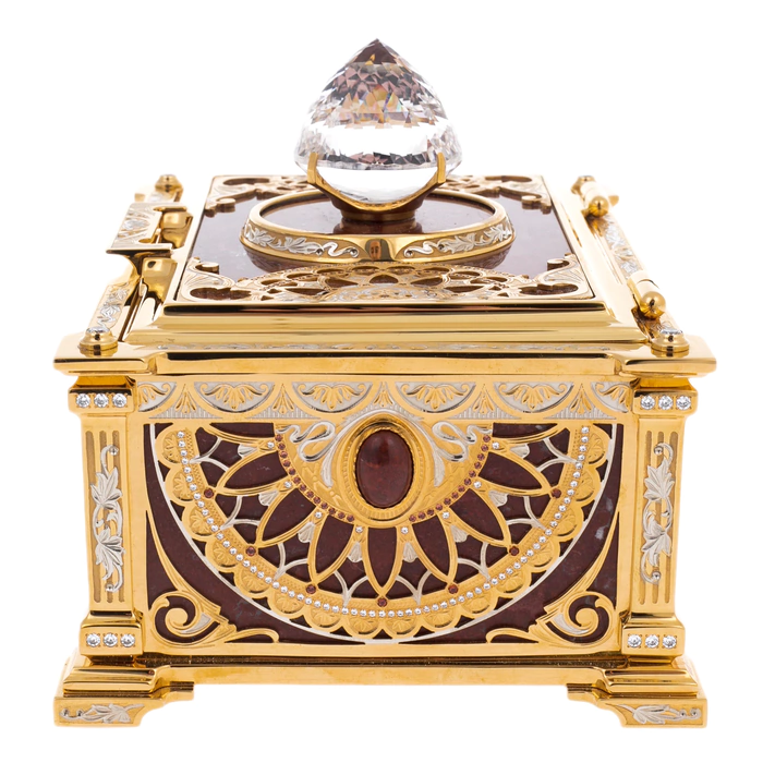The Golden Age Jasper casket by Zlatoust
