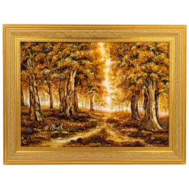 Картина из янтаря "Природа" большая