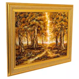 Картина из янтаря "Природа" большая