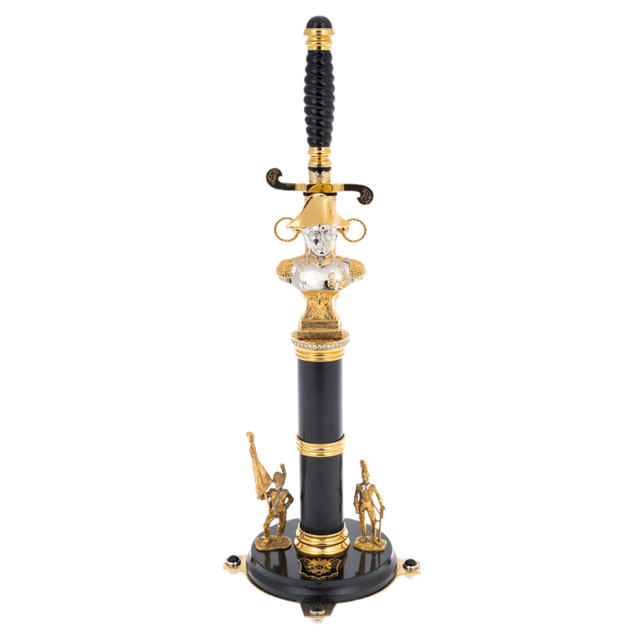 Souvenir cutlass "Napoleon" on a stand, Zlatoust