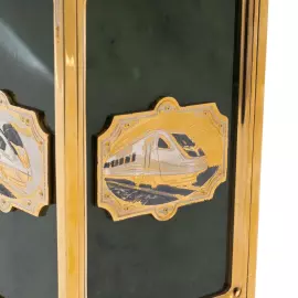 Сувенир из нефрита "Фонарь ЖД" Златоуст