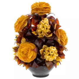 Икебана из янтаря "Окинава"