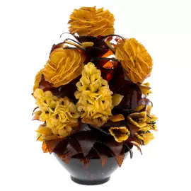 Икебана из янтаря "Окинава"