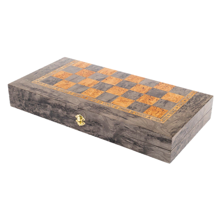 Chess made of tinted Karelian birch "Classic"