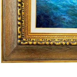 Рамка для картины "Малахитовая"