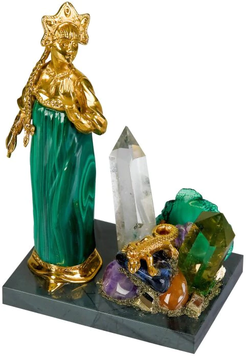 Bronze statuette "Mistress of the Copper Mountain"