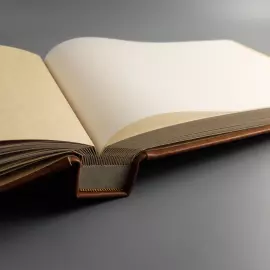 Фотоальбом из натуральной кожи "С древом" цвет орех