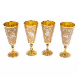 Набор для водки "Утиная охота" на 4 персоны, Златоуст