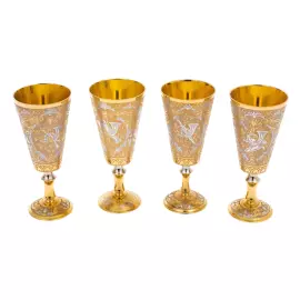 Набор для водки "Утиная охота" на 4 персоны, Златоуст