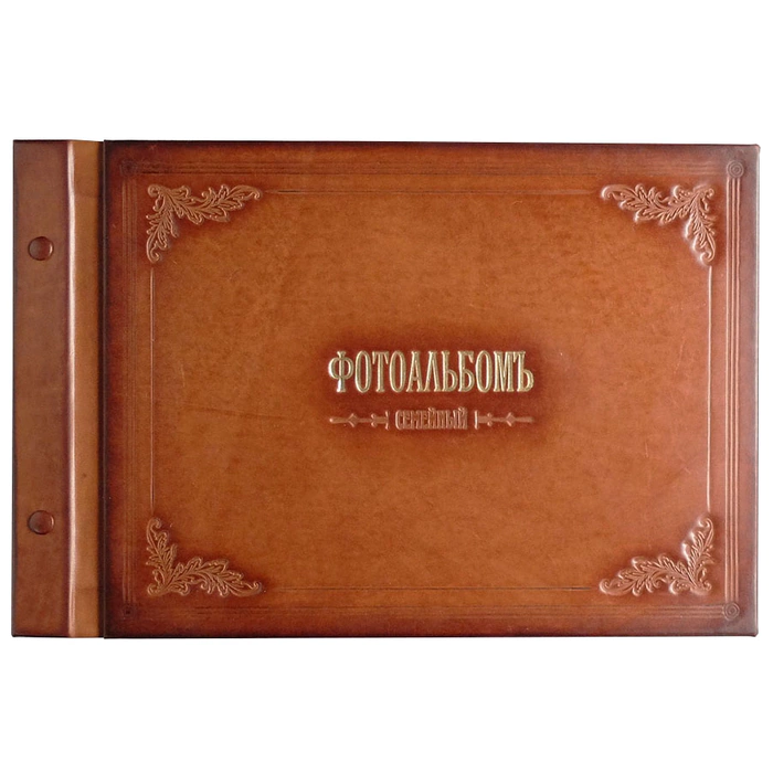 Genuine leather photo album "Family"