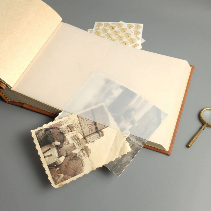 Genuine leather photo album "Family"