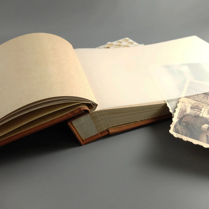 Genuine leather photo album "Family"