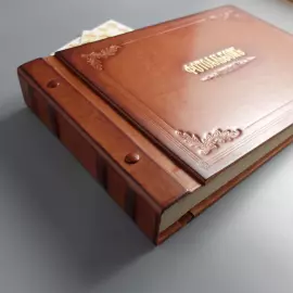 Фотоальбом из натуральной кожи "Семейный"