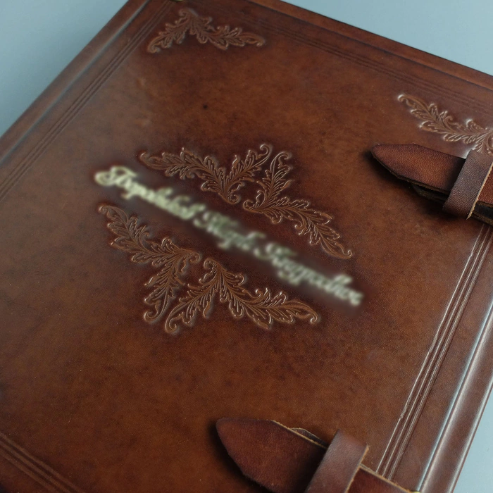 Album of money made of genuine leather "Nominal"