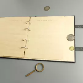 Альбом денежный из натуральной кожи "Золото империи"