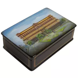 Шкатулка "Лубянская площадь" Копалина, Федоскино