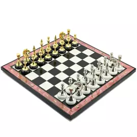 Шахматы с родонитом "Классические"