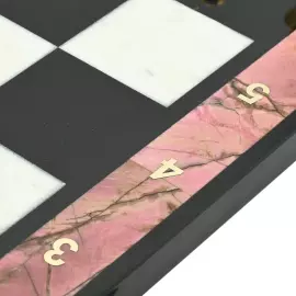 Шахматы с родонитом "Классические"