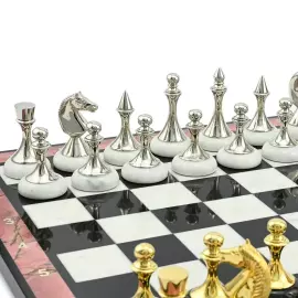 Шахматы с родонитом "Классические"