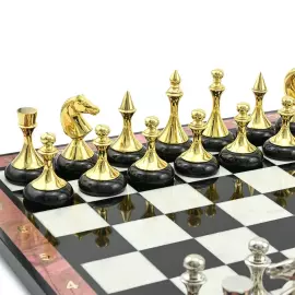 Шахматы с родонитом "Классические"