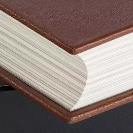 Книга в кожаном переплете "Басни" И.Крылов