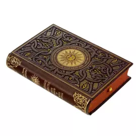 Книга в кожаном переплете "Тайные общества всех веков и всех стран" Ч.У. Гекерторн