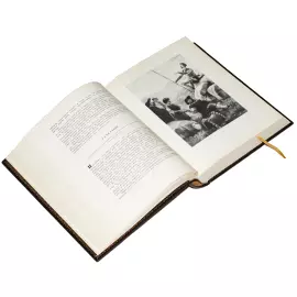 Книга в кожаном переплете "Дон Кихот" М. Сервантес