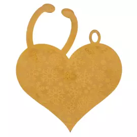 Комплект елочных игрушек "Врачебный" 6 шт., Златоуст Комплект елочных игрушек "Врачебный" 6 шт., Златоуст