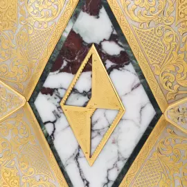 Нарды из мрамора и долерита "Ромб" Златоуст Нарды из мрамора и долерита "Ромб" Златоуст